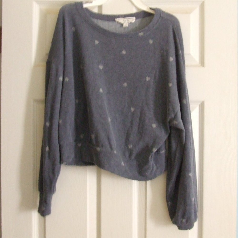 Brand: Hippie Rose, XS, Lightly washed navy blue.